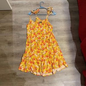 Plus Size Mini Swing Dress in Floral